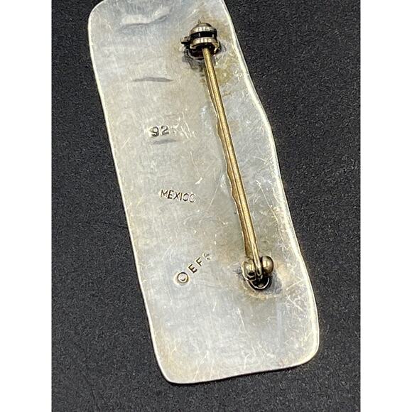 E.F.S. MEXICO 925 Silver - Vintage Save the Children/ Holding Hands Brooch Pin - Picture 5 of 10